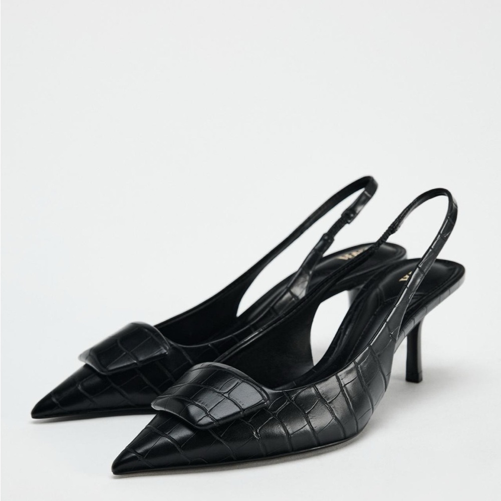Zara sling back pointy toe